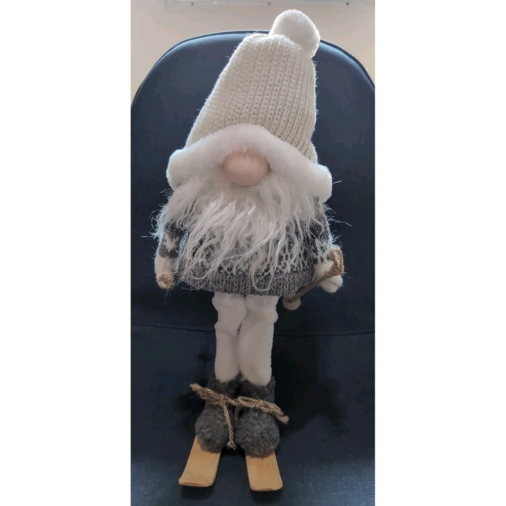 CVS Merry Brite 17 inch standing sking gnome NEW